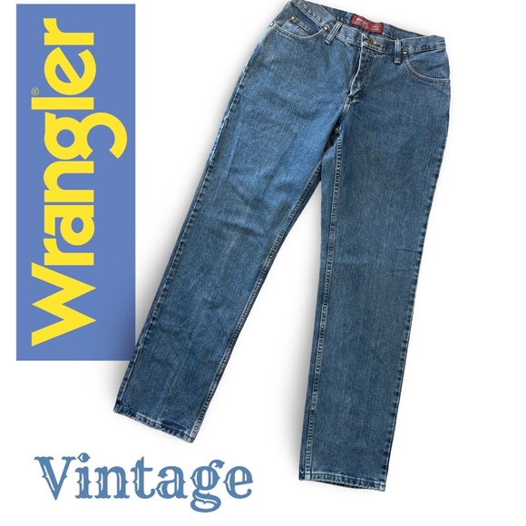 Wrangler Women's High Rise True Straight Leg Jean - vintage 80’s - Picture 2 of 16